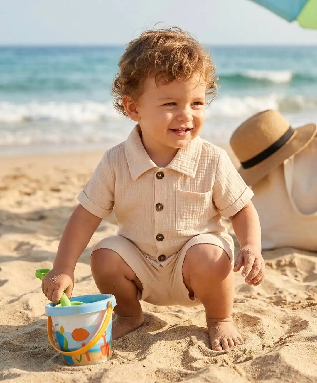 Conjunto Fresco de Algodón para Bebé Niño